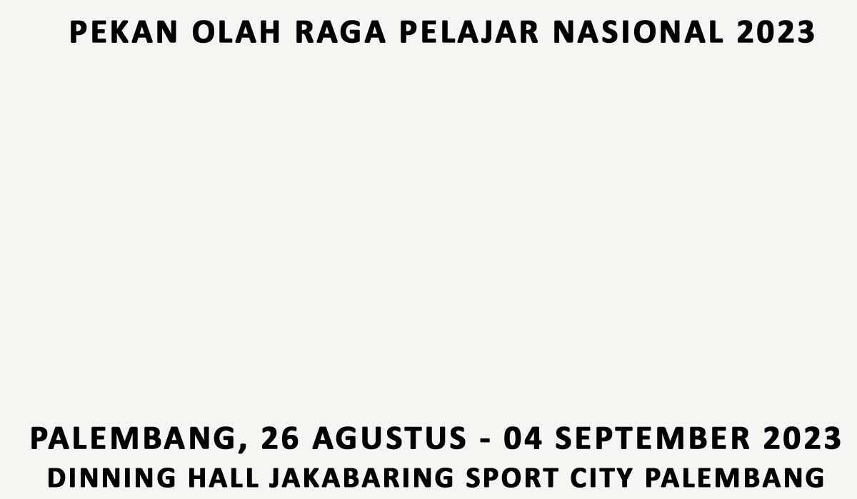 POPNAS 2023, PALEMBANG